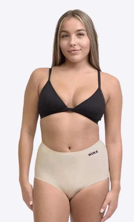 DUMMY - WUKA Stretch Boxer Short A talle medio flujo abundante nude - L-3XL